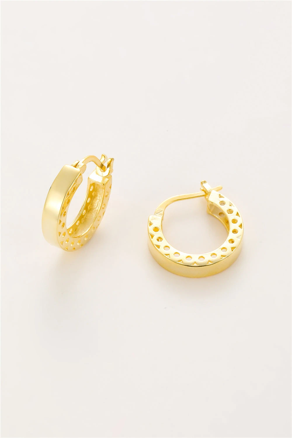 Round Creole Ohrringe 1 Round Creole Ohrringe