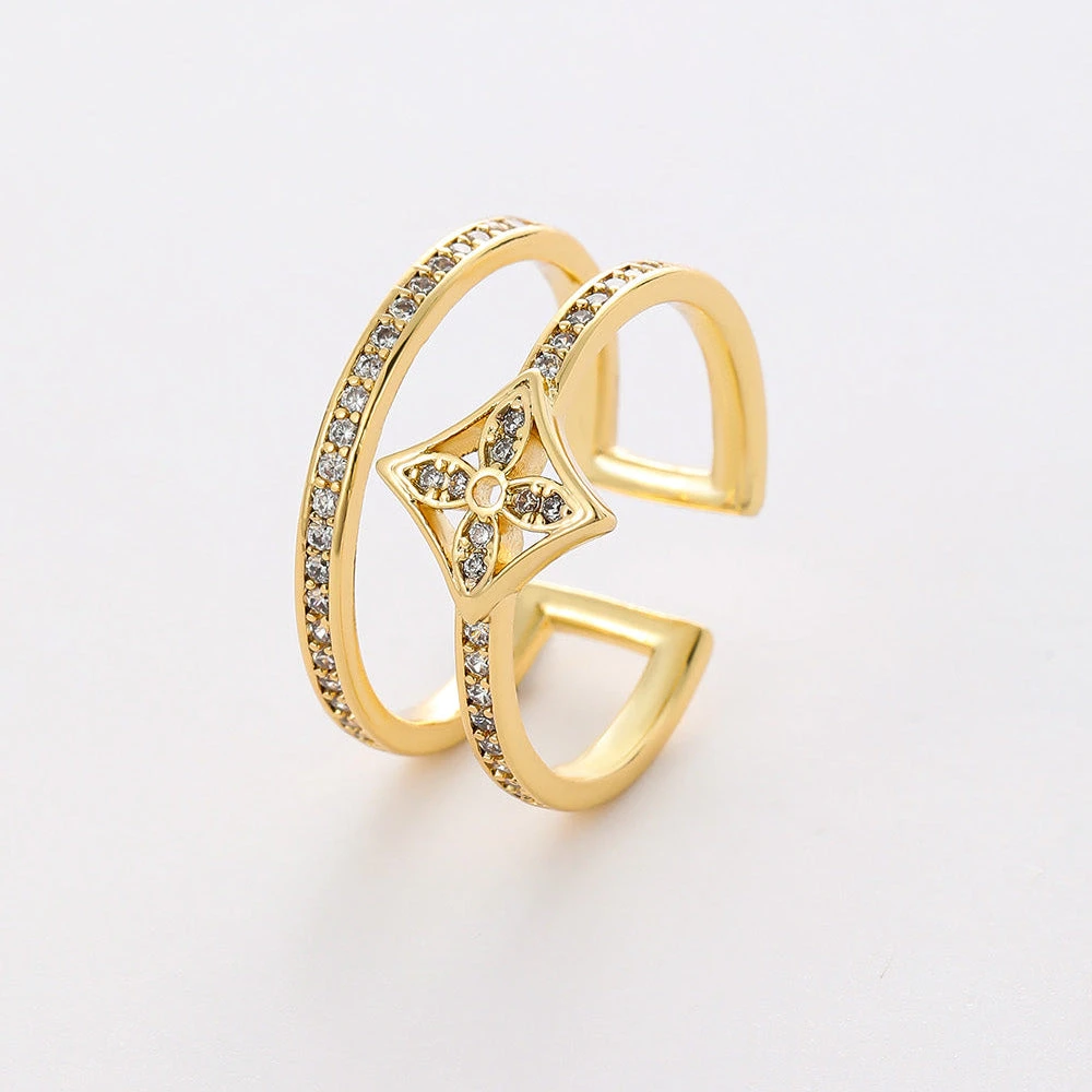 Ring Double Glam 2 Ring Double Glam – Bild 2