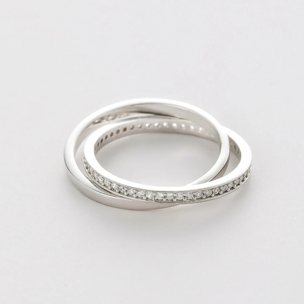 Double-Row Zirkonia Ring 5 Double-Row Zirkonia Ring – Bild 5