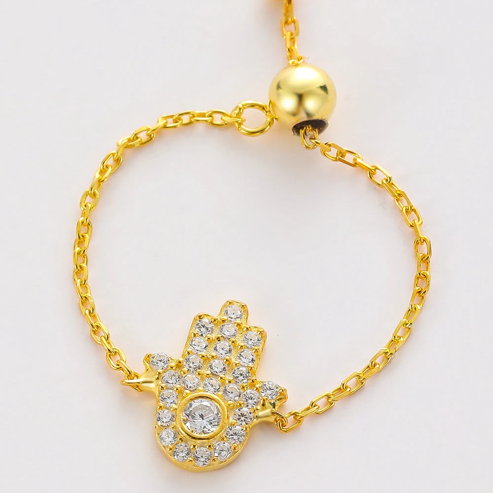 Chain Ring Fatimas Hand 2 Chain Ring Fatimas Hand – Bild 2