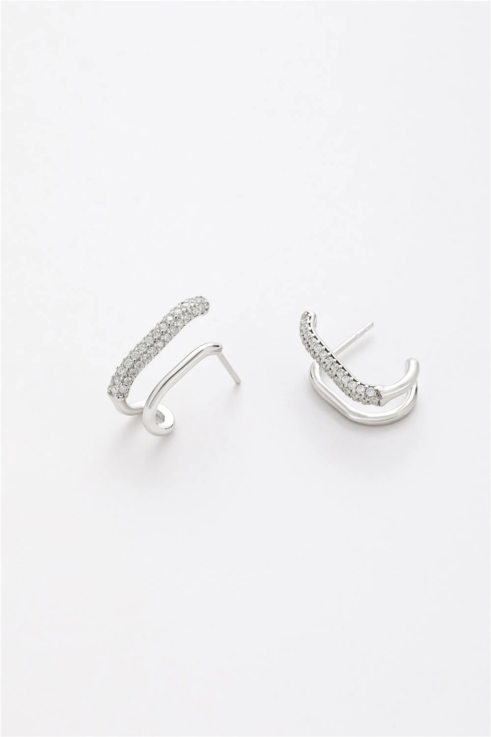 Twisted Zirkonia Ohrringe 3 Twisted Zirkonia Ohrringe – Bild 3