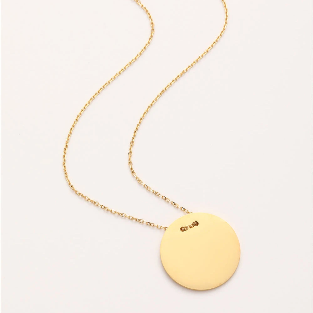 Plättchen Halskette 5 Plättchen Halskette – Bild 5