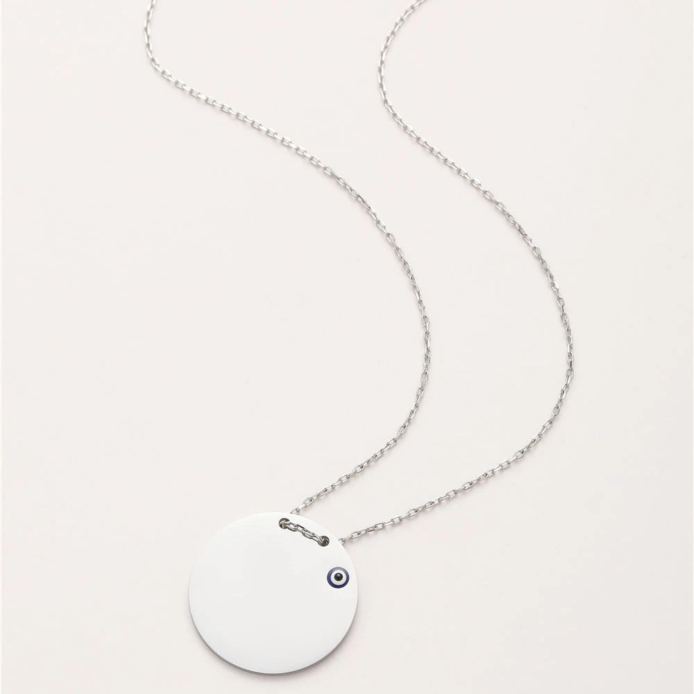 Plättchen Halskette Mit Nazar 5 Plättchen Halskette Mit Nazar – Bild 5