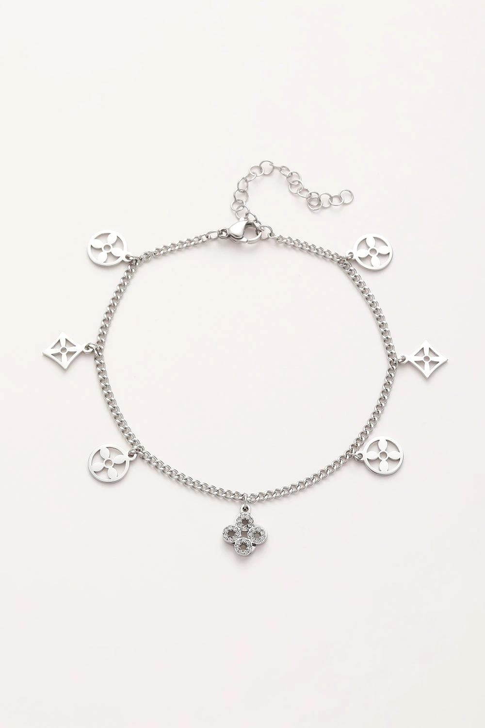 Fußkette Estilo Mit Zirkonia 3 Fußkette Estilo Mit Zirkonia – Bild 3