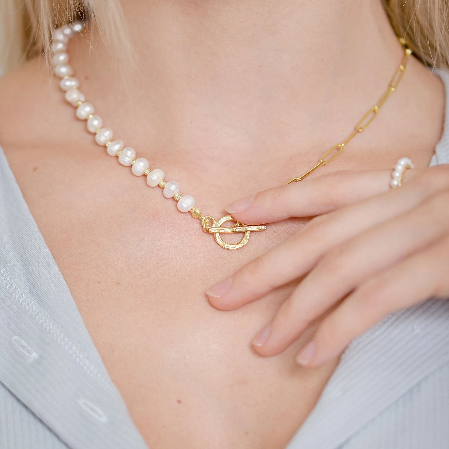 Halskette Semi Pearls 8 Halskette Semi Pearls – Bild 8