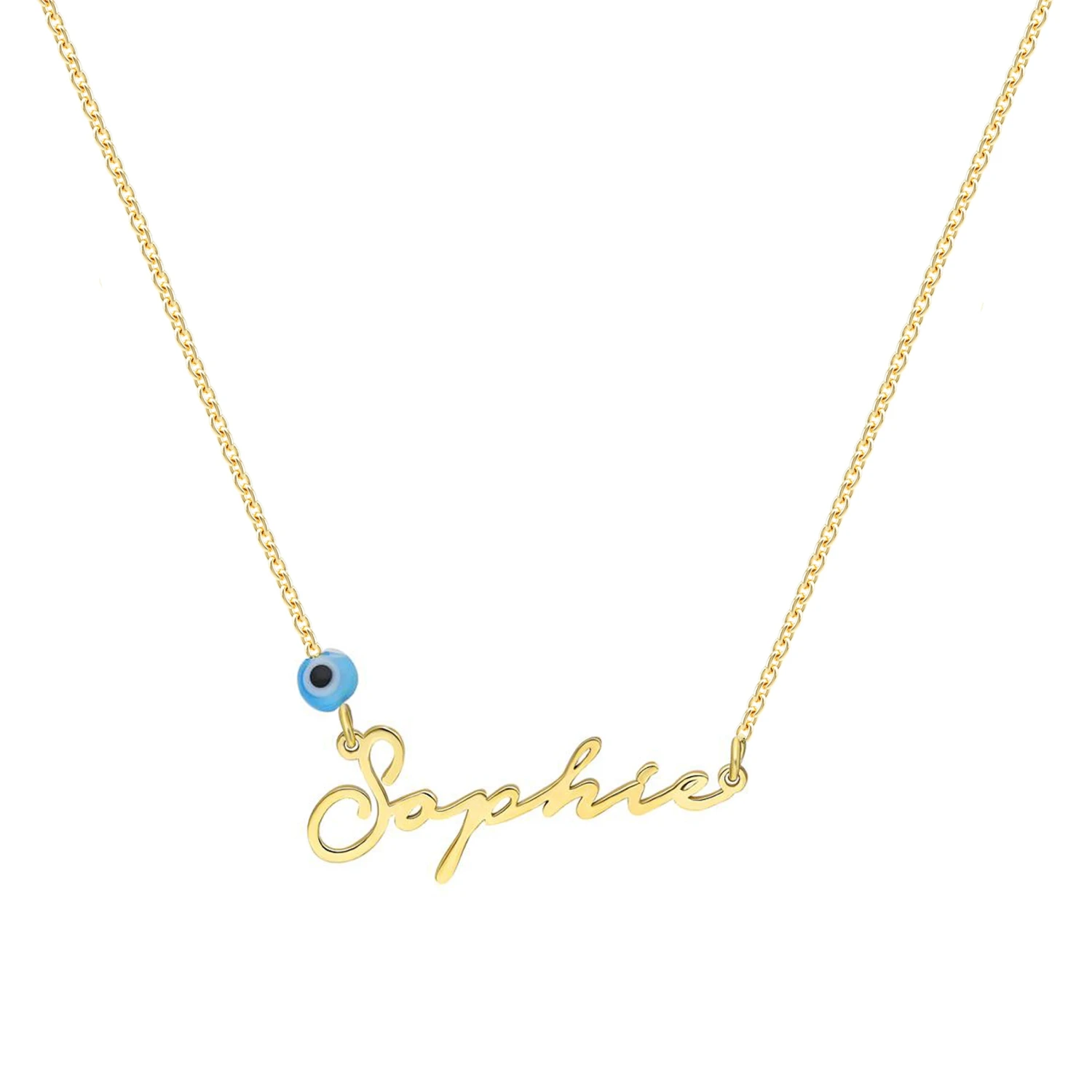 Namenskette 925er Silber - Variante Notera-Nazar 1 Namenskette 925er Silber - Variante Notera-Nazar