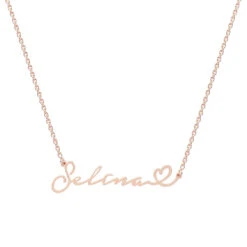 Namenskette - Variante Herz-Notera -Meinekette Verkäufe 2 cefa83f6 2c16 48df 8326 f3261f0c887c