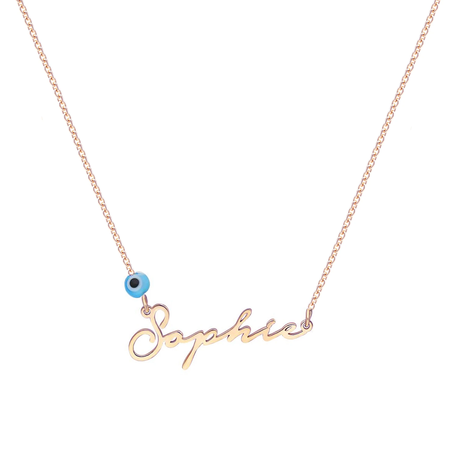 Namenskette 925er Silber - Variante Notera-Nazar 5 Namenskette 925er Silber - Variante Notera-Nazar – Bild 5