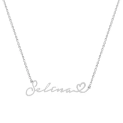 Namenskette - Variante Herz-Notera -Meinekette Verkäufe 3 627fad99 8807 4867 8219 b7d72da1b119