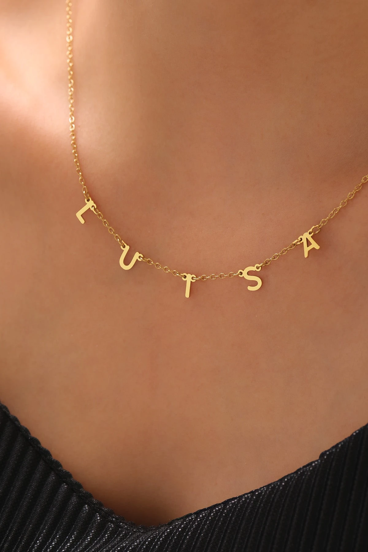 Mehrere Letter Halskette 2 Mehrere Letter Halskette – Bild 2