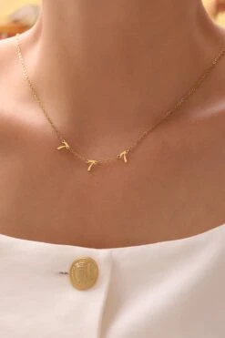 Engelszahlen Halskette 5 Engelszahlen Halskette -Meinekette Verkäufe 7I0A0503