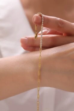 Trivial Zirkonia Armband -Meinekette Verkäufe 7I0A1090