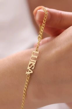 Gourmet Namensarmband - Variante Cambria -Meinekette Verkäufe 7I0A1122