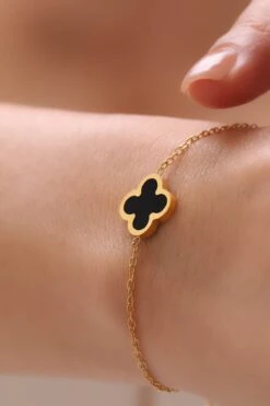 Black Leaf Armband 8 Black Leaf Armband -Meinekette Verkäufe 7I0A1174