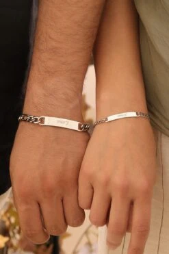 ID-Partnerarmband Mit Gravur 9 ID-Partnerarmband Mit Gravur -Meinekette Verkäufe 7I0A1791