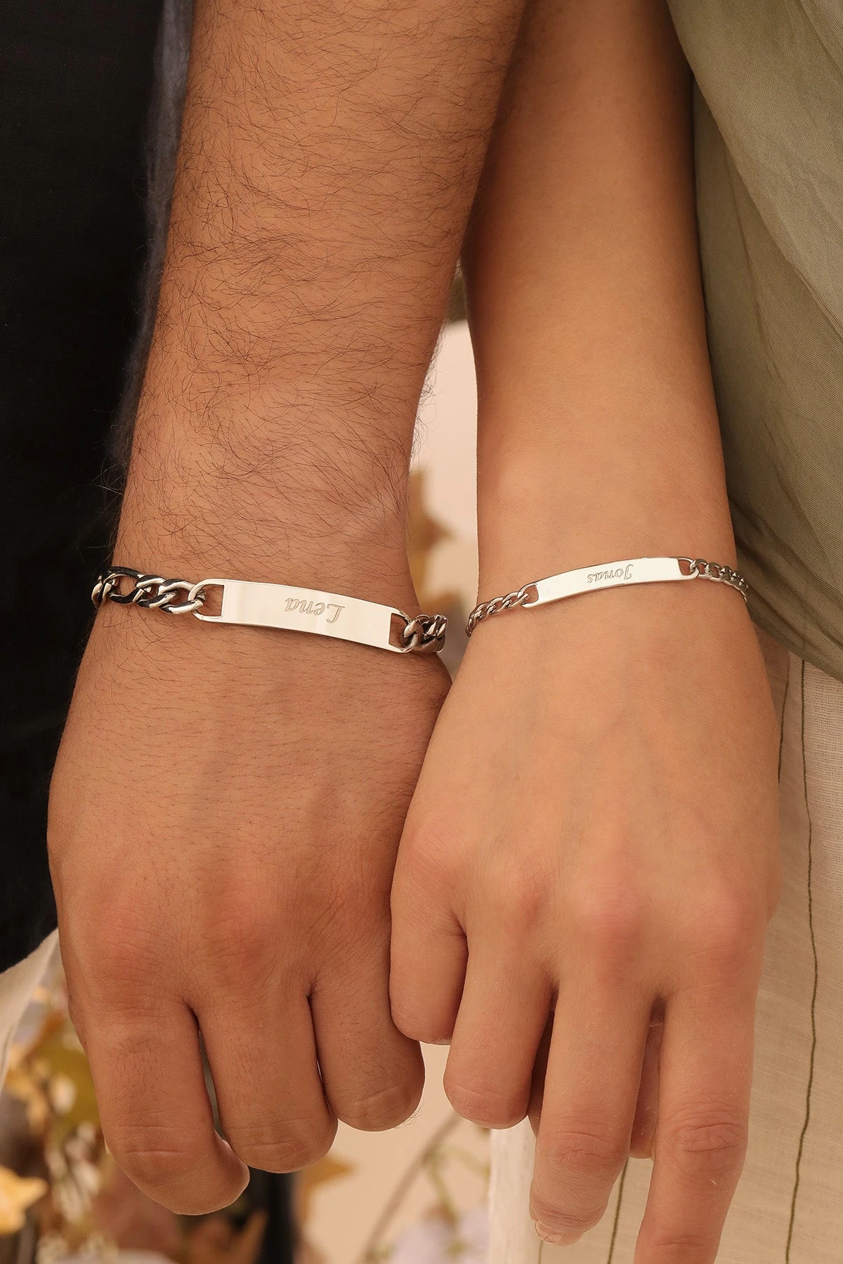 ID-Partnerarmband Mit Gravur 3 ID-Partnerarmband Mit Gravur – Bild 3