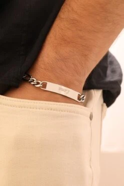 ID-Partnerarmband Mit Gravur 13 ID-Partnerarmband Mit Gravur -Meinekette Verkäufe 7I0A1794