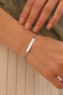 ID-Partnerarmband Mit Gravur 11 ID-Partnerarmband Mit Gravur -Meinekette Verkäufe 7I0A1818