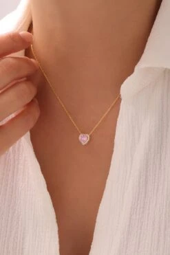 Rosélia Heart Halskette 11 Rosélia Heart Halskette -Meinekette Verkäufe 7I0A5483 1