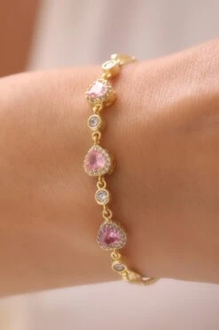 Trio Rosélia Heart Armband -Meinekette Verkäufe 7I0A5486 1