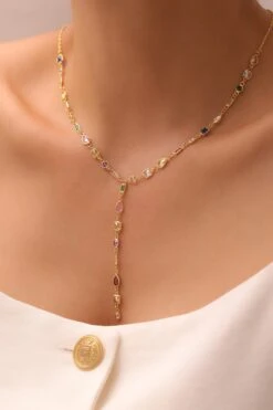 Rainbow Gems Y-Halskette 13 Rainbow Gems Y-Halskette -Meinekette Verkäufe 7I0A5974 1