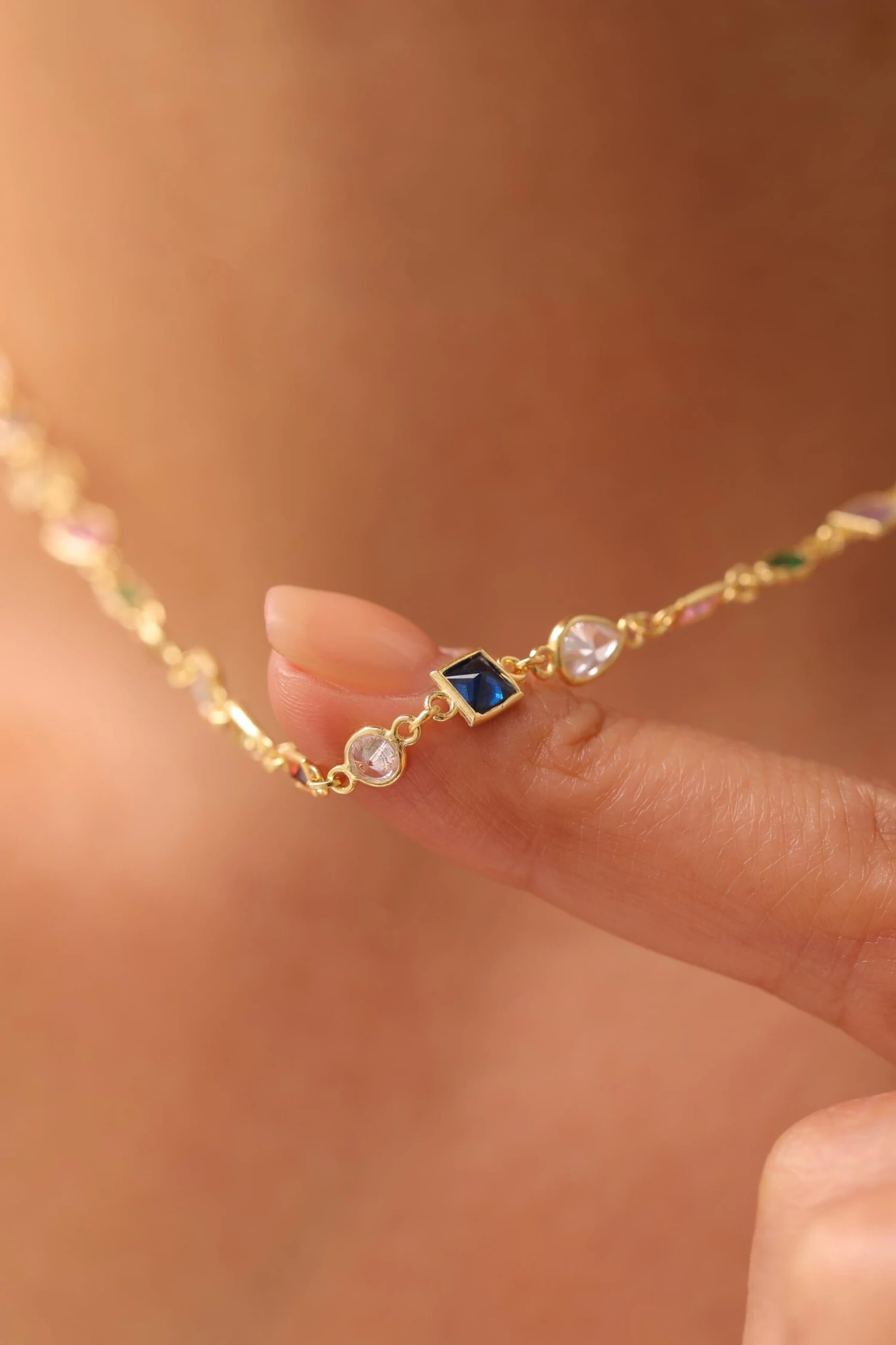 Rainbow Gems Halskette 2 Rainbow Gems Halskette – Bild 2