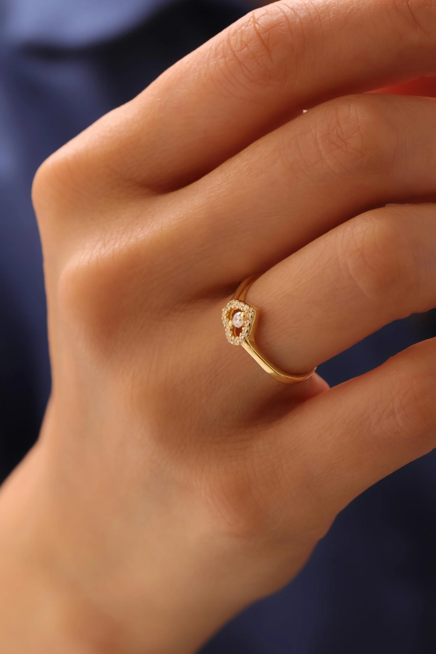 Heart Zirkonia Ring 2 Heart Zirkonia Ring – Bild 2