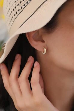 Golden Sunray Ohrringe 6 Golden Sunray Ohrringe -Meinekette Verkäufe 7I0A6438