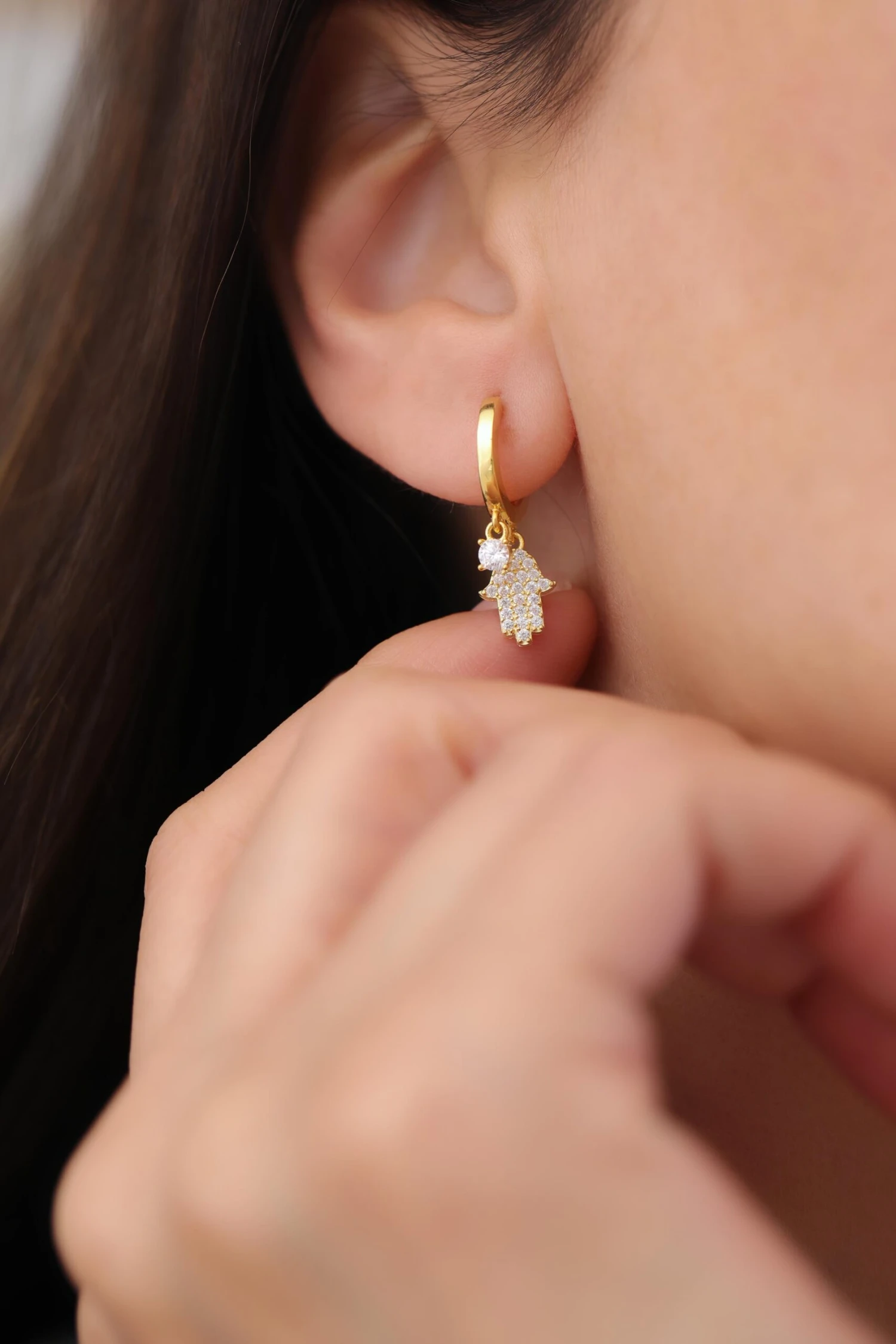 Fatima Schutz Ohrringe 2 Fatima Schutz Ohrringe – Bild 2