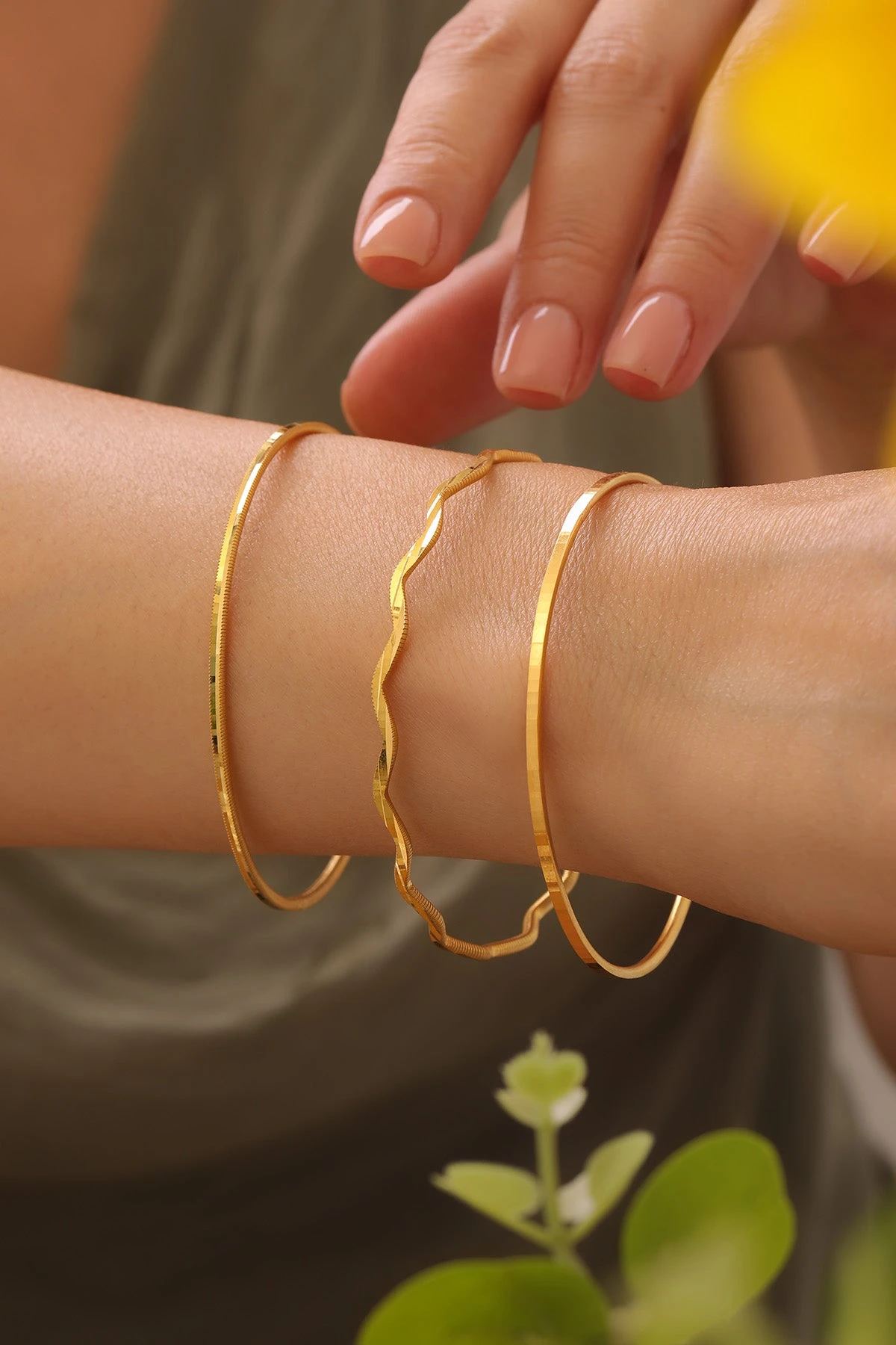 ZikZak Ajda Armreifen 925er Silber 3 ZikZak Ajda Armreifen 925er Silber – Bild 3