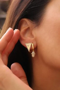 Fatima Schutz Ohrringe 7 Fatima Schutz Ohrringe -Meinekette Verkäufe 7I0A7178