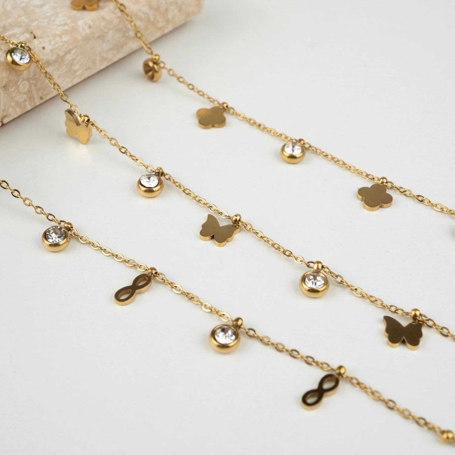 Shiny Leaf Zirkonia Armband 2 Shiny Leaf Zirkonia Armband – Bild 2