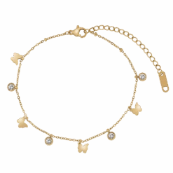 Shiny Butterfly Zirkonia Armband