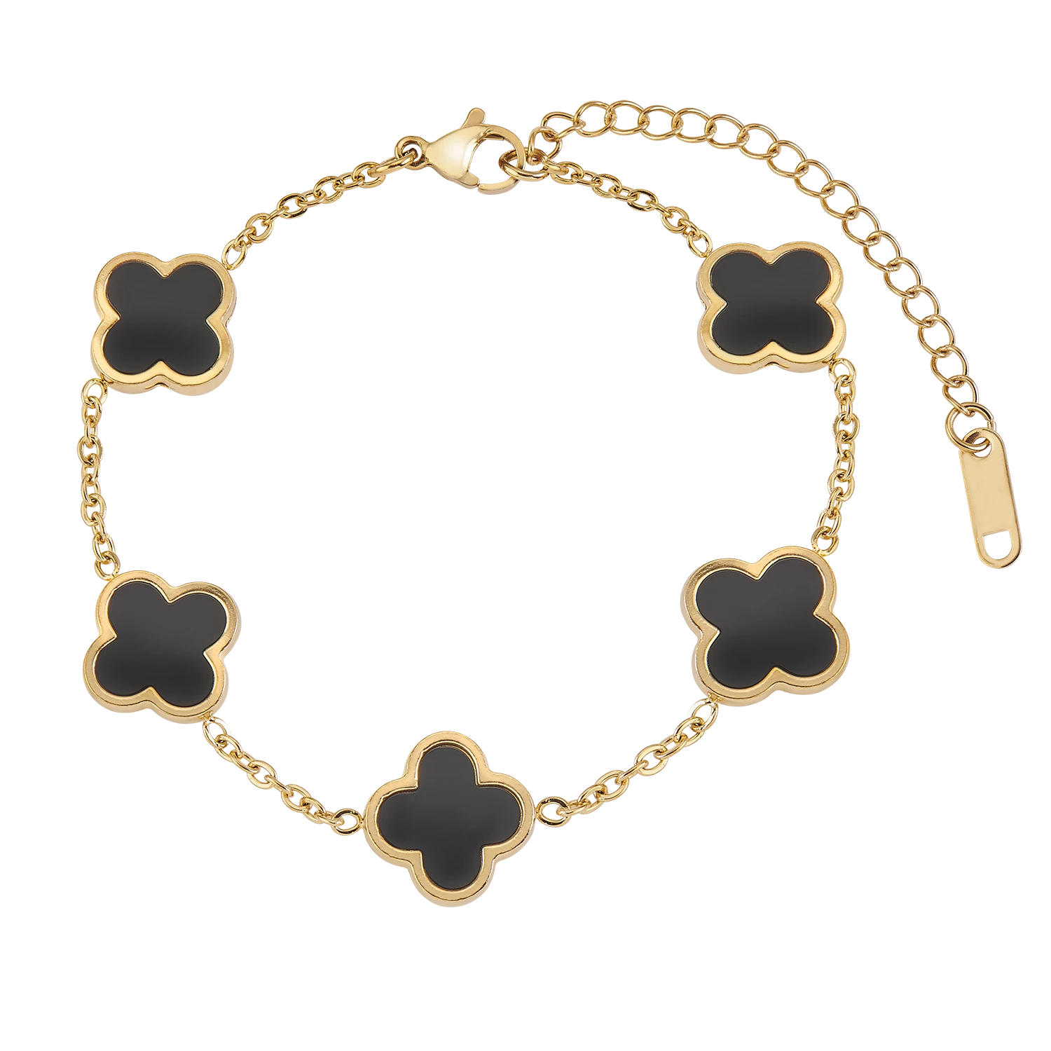 Black Multiple Leaf Armband 1 Black Multiple Leaf Armband