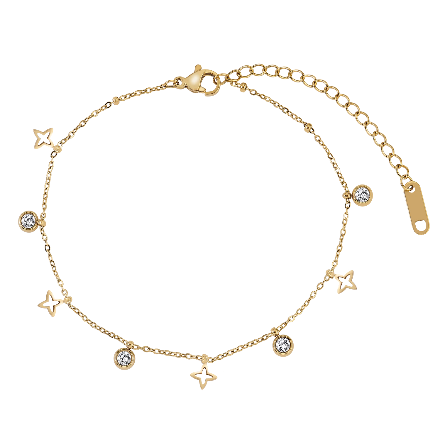 Shiny Flower Zirkonia Armband 1 Shiny Flower Zirkonia Armband