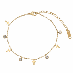 Shiny Cross Zirkonia Armband