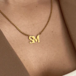 Gourmet Namenskette Mit 2er Buchstabe- Variante Cambria -Meinekette Verkäufe BESUCHEMEINEKETTEDEFUeRDIESCHOeNSTENGESCHENKIDEENZUMVALENTINSTAG 44 54625f4e f806 40ca 892c 06bd3a02b6aa