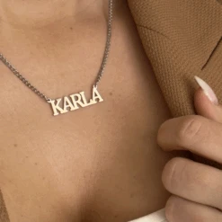 Gourmet Namenskette - Variante Cambria -Meinekette Verkäufe BESUCHEMEINEKETTEDEFUeRDIESCHOeNSTENGESCHENKIDEENZUMVALENTINSTAG 57 594bdeee 109a 4fc2 a7c2 807d756071a6