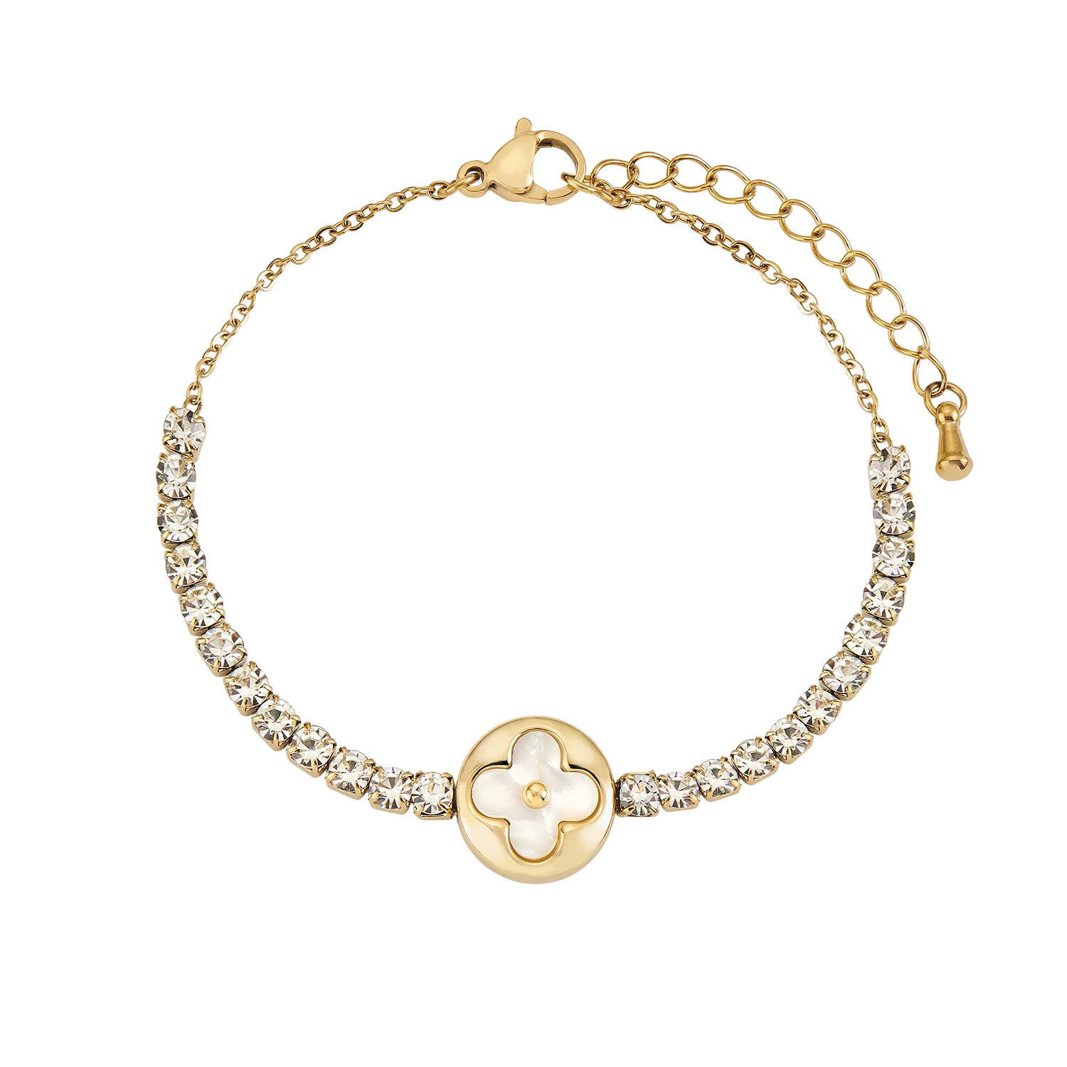 Crystal Leaf Armband 1 Crystal Leaf Armband