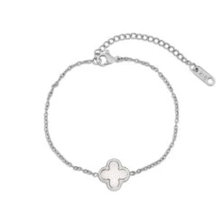 Cream Leaf Armband 9 Cream Leaf Armband -Meinekette Verkäufe DSC07017 Silver