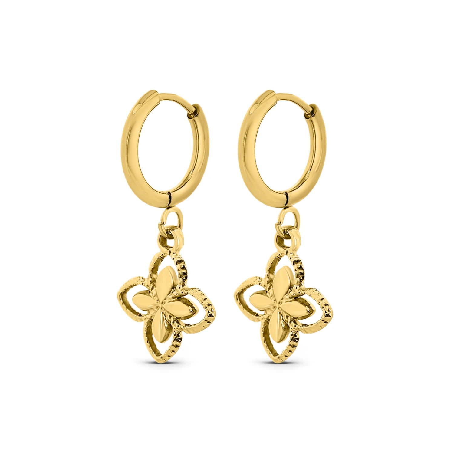 Creole Flower Ohrringe 1 Creole Flower Ohrringe