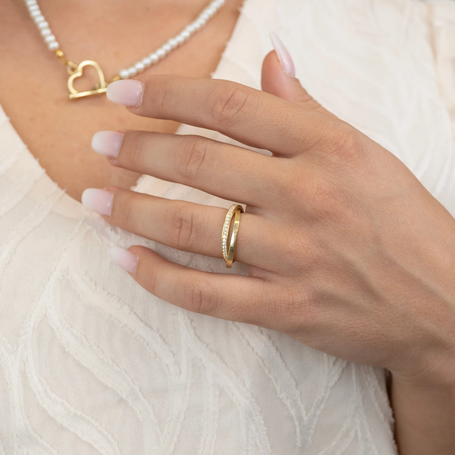 Double-Row Zirkonia Ring 6 Double-Row Zirkonia Ring – Bild 6