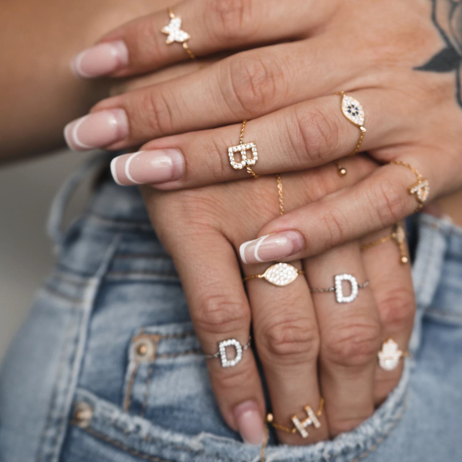 Chain Ring Fatimas Hand 3 Chain Ring Fatimas Hand – Bild 3