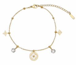 Orchid Blossom Fußkette