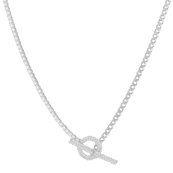 Iced Gourmet Mix - Anker-Zirkonia Verschluss 9 Iced Gourmet Mix - Anker-Zirkonia Verschluss -Meinekette Verkäufe HA 1991