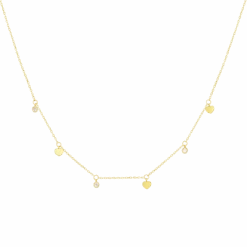 Halskette Sparkling Hearts