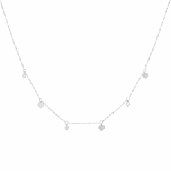 Halskette Sparkling Hearts 9 Halskette Sparkling Hearts -Meinekette Verkäufe HA 3071
