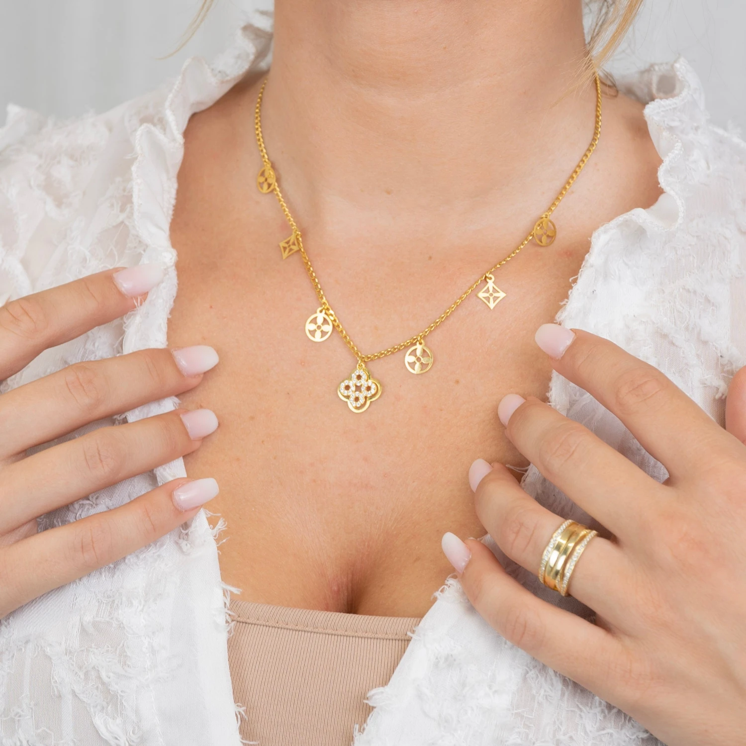 Halskette Estilo Mit Zirkonia 3 Halskette Estilo Mit Zirkonia – Bild 3