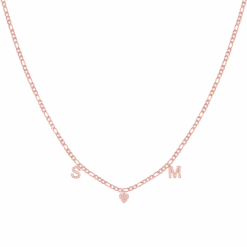 Zweier-Buchstaben Mit Herz 15 Zweier-Buchstaben Mit Herz -Meinekette Verkäufe HB 1072