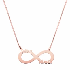 Namenskette Infinity Mit Name 17 Namenskette Infinity Mit Name -Meinekette Verkäufe Kette08rose